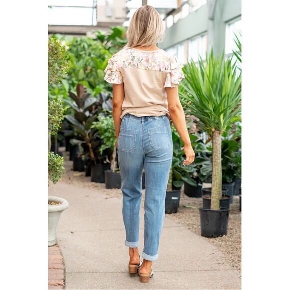 NWT JUDY BLUE CLEARWATER JOGGER HIGH RISE STRAIGHT FIT 15/32 - Picture 6 of 7